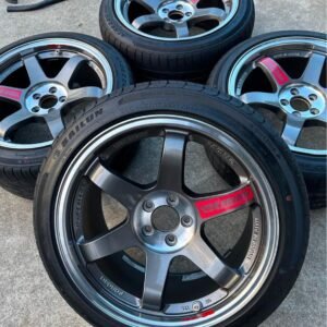 Graphite TE37 wheels